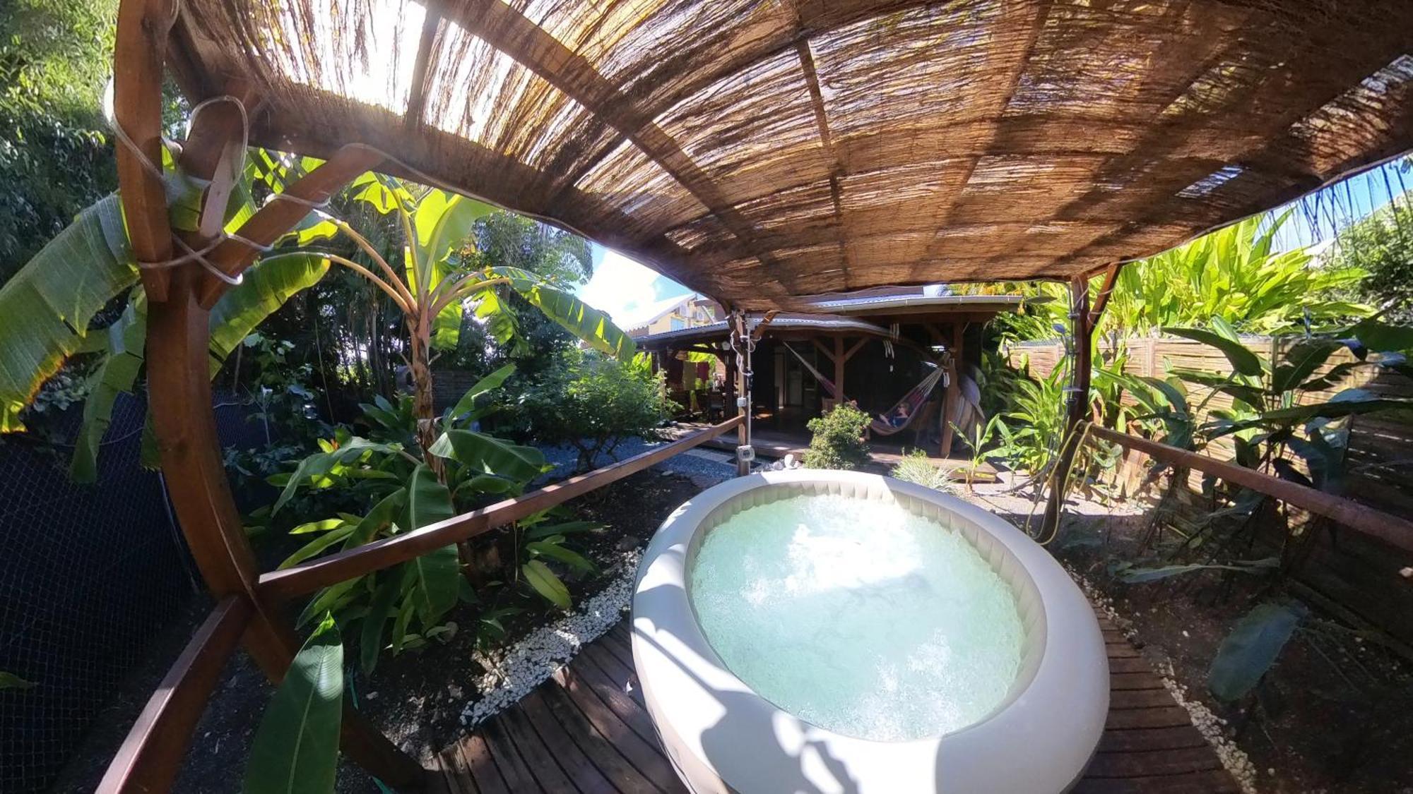 Kaz Creole Aventure Tropicale Insolite, Fibre, Jardin Et Jacuzzi Prives Saint-Francois  Zewnętrze zdjęcie