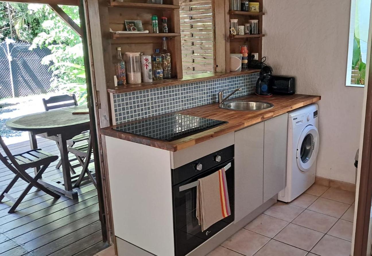 Kaz Creole Aventure Tropicale Insolite, Fibre, Jardin Et Jacuzzi Prives Saint-Francois  Zewnętrze zdjęcie